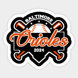 Orioles Baseball Sticker